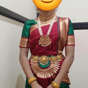 BHARTHNATYM Customised Costume  SUNPLEAT Kindly Provide your measurements and our team will tailor make it for you