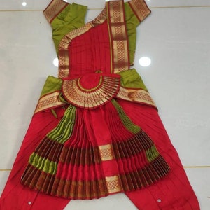 BHARTHNATYM Customised Costume  SUNPLEAT Kindly Provide your measurements and our team will tailor make it for you