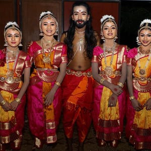 BHARTHNATYM Customised Costume  SUNPLEAT Kindly Provide your measurements and our team will tailor make it for you