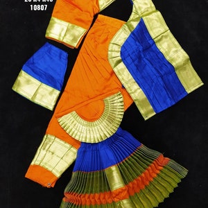 BHARTHNATYM Customised Costume  SUNPLEAT Kindly Provide your measurements and our team will tailor make it for you