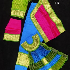 BHARTHNATYM Customised Costume  SUNPLEAT Kindly Provide your measurements and our team will tailor make it for you