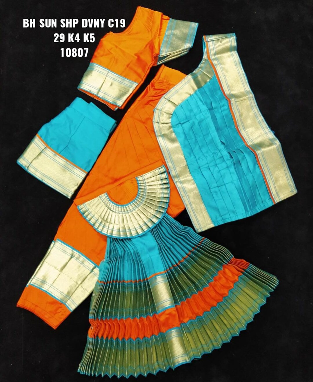 BHARATHANATYAM Costume SUNPLEAT CUSTOMMADE Fullest Please Etsy