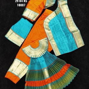 BHARTHNATYM Customised Costume  SUNPLEAT Kindly Provide your measurements and our team will tailor make it for you