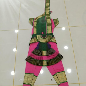 BHARTHNATYM Customised Costume  SUNPLEAT Kindly Provide your measurements and our team will tailor make it for you