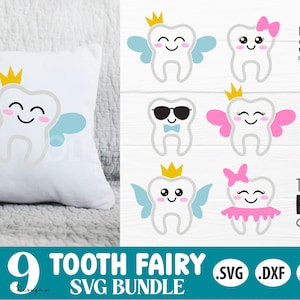 Tandenfee SVG-bundel | Kinderen tandenfee SVG