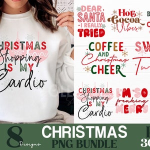 Navidad Citas divertidas PNG Bundle