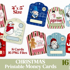 Pacchetto di carte di denaro di Natale / Money Card PNG