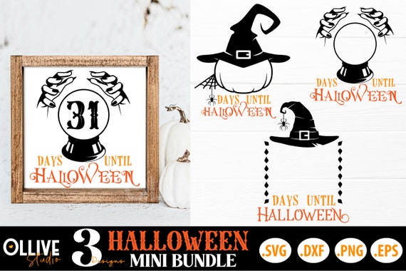 Halloween Countdown SVG Bundle