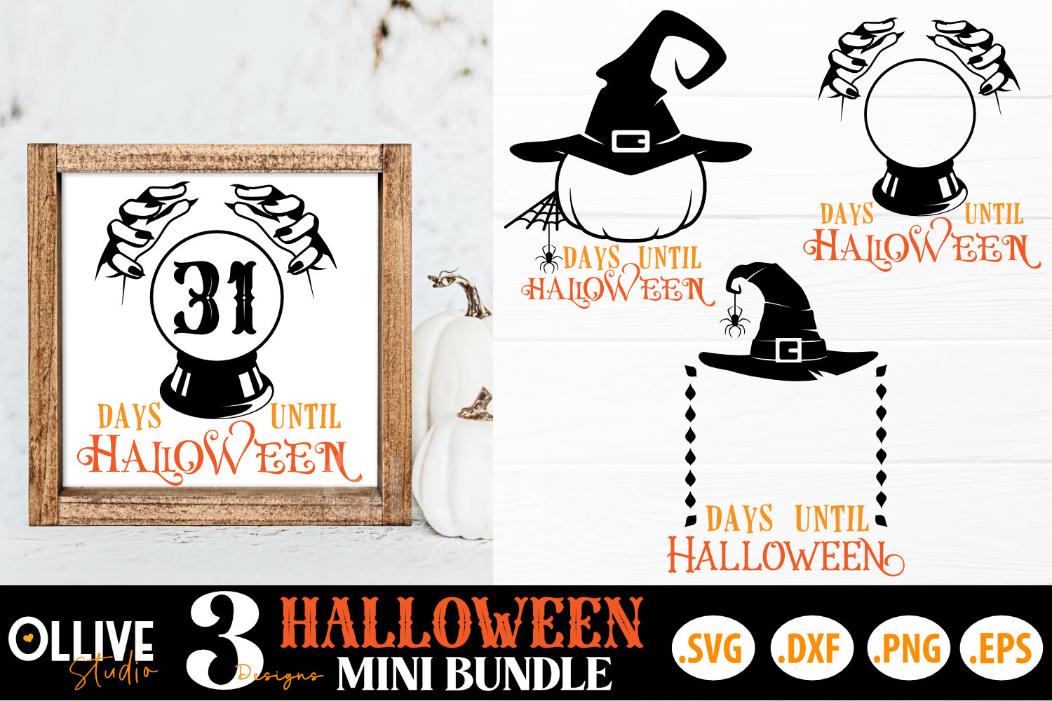 Halloween Countdown SVG Bundle - Etsy