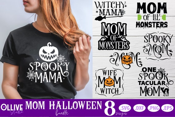 Halloween Mom Bundle SVG | Halloween Bundle SVG