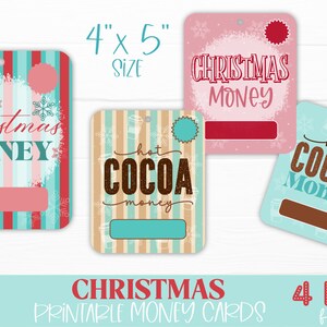 Pacchetto di carte di denaro di Natale e cacao caldo / Money Card PNG