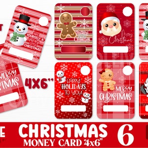 Carte d’argent de Noël 4x6 » PNG Bundle vol2