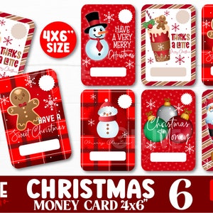 Carte d’argent de Noël 4x6 » PNG Bundle