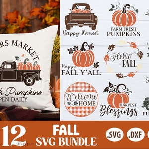 Fall Sign Making SVG Bundle | Fall Designs SVG