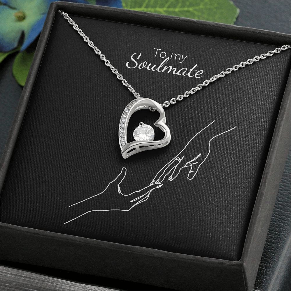 Forever Love Heart Necklace – Infinity & Rose Pendant Sterling Silver