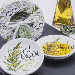 EV Olijfolie Dipschalen Cadeau (set van 2)