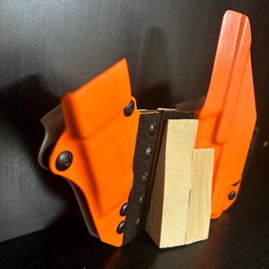 Premium design ships custom built in 7-10 business days AIWB sidecar style Kydex holster for MOST Ruger pistols & most weapon mounted lights image 2