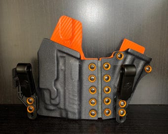 Premium design! ships custom built in 7 - 10 business days AIWB sidecar style Kydex holster for MOST Staccato pistols & most WM lights