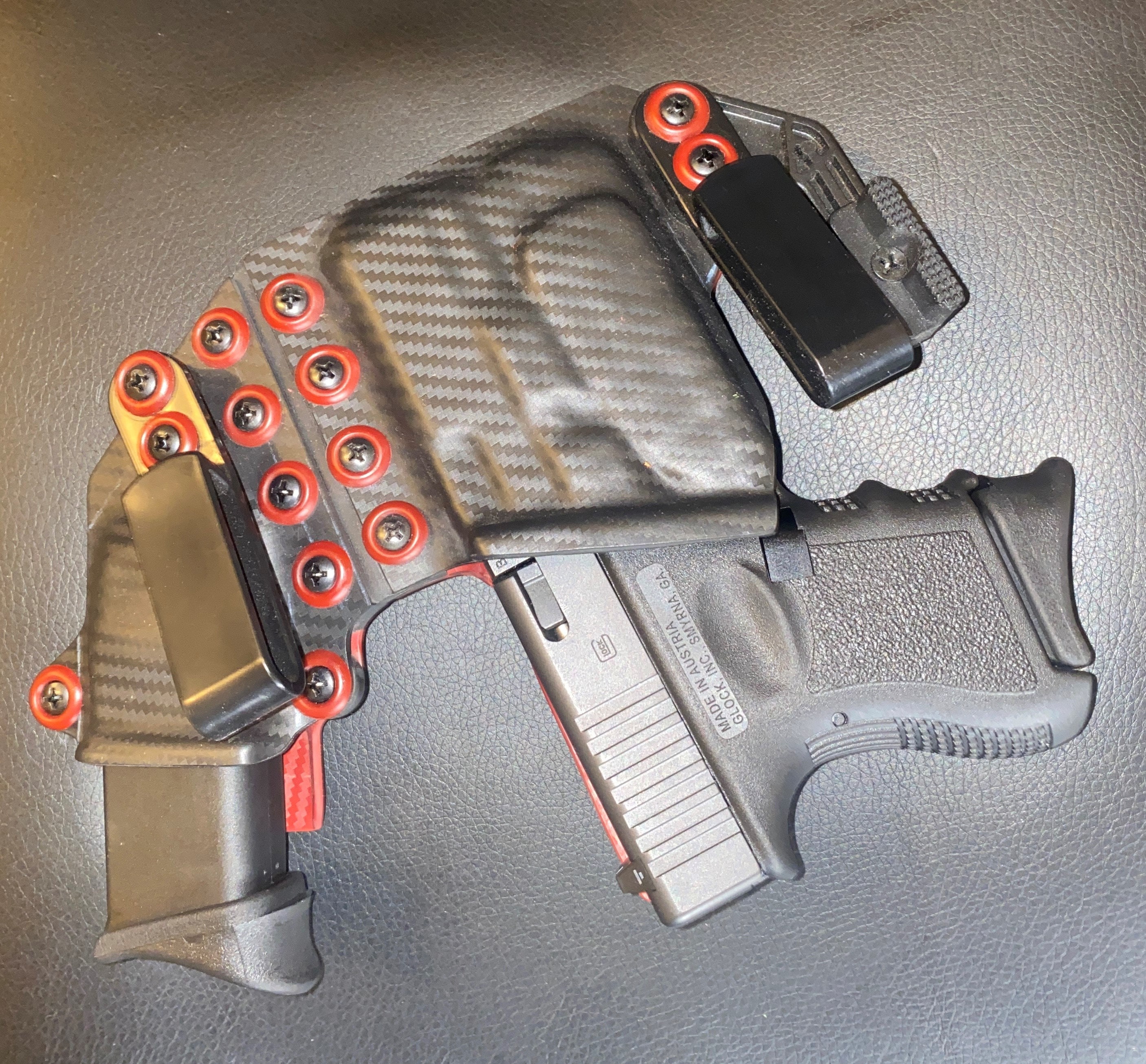Kydex Holster PERSES G26/27 with Olight PL-Mini2