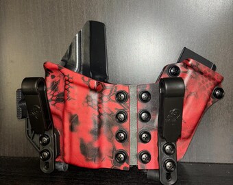 Premium design ships custom built in 7 - 10 business days AIWB sidecar style Kydex holster for MOST FN pistols & most weapon mounted  lights