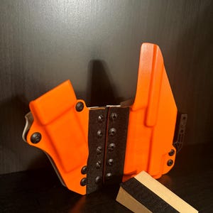 Premium design ships custom built in 7-10 business days AIWB sidecar style Kydex holster for MOST Ruger pistols & most weapon mounted lights image 3