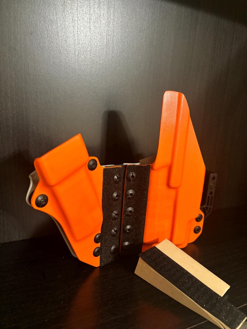 Premium design ships custom built in 7-10 business days AIWB sidecar style Kydex holster for MOST Ruger pistols & most weapon mounted lights image 3