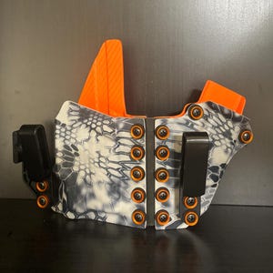 Premium design wordt op maat gemaakt binnen 7-10 werkdagen AIWB-zijspan-stijl Kydex-holster voor de MEESTE Ruger-pistolen en de meeste op wapens gemonteerde lichten