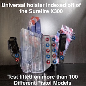 LT's Universal AIWB Sidecar Style Holster aus der Surefire X300 Waffe montiert Licht, Schiffe genau wie im Primärfoto gezeigt