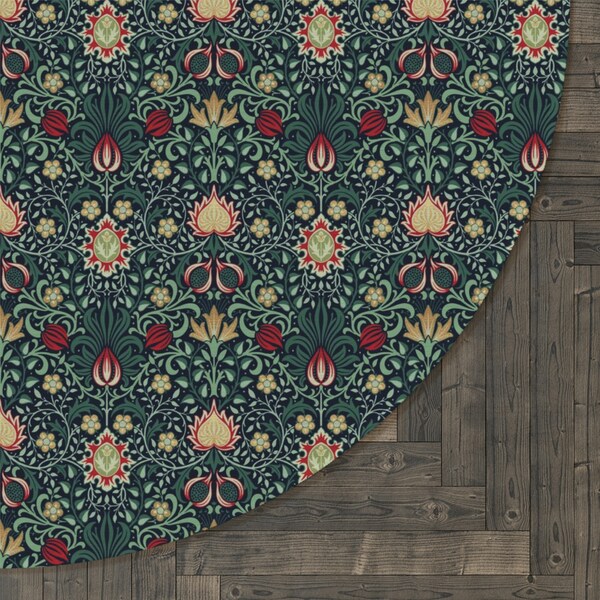 Antique Round Persian Rug Etsy