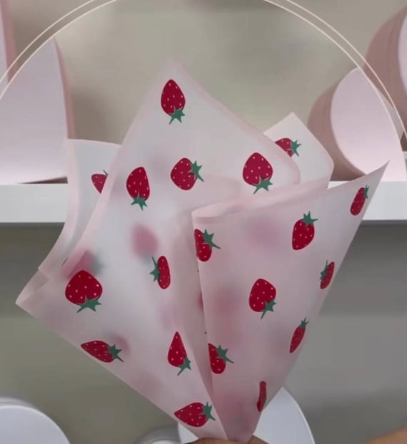 Strawberry Tissue Paper Strawberry Tissue Paper