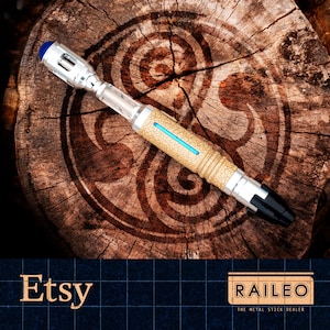 Réplica da chave de fenda sônica deslizante do 10º Doutor da Nawya (Edição The Moment)