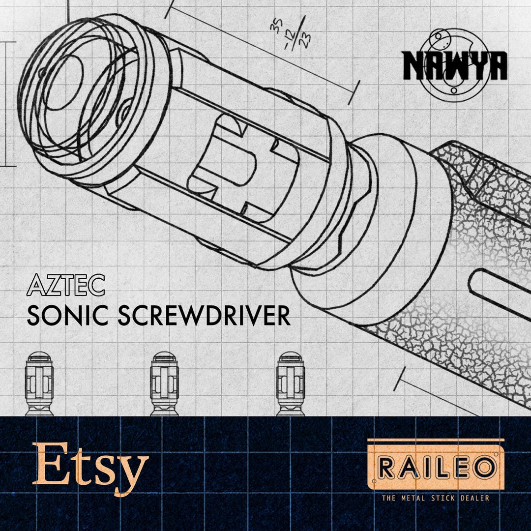 Nawya Replica 9th Doctor's Sonic Screwdriver (official) - Etsy