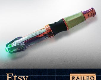 Kleurrijke 11e en 12e Doctor's KO-sonische schroevendraaier