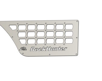 Hd Personalized Rear Cubby sidekick Molle Plate designed for Jeep Cherokee XJ 1984 to 2001 for rear Cargo area CNC CUT preservation mods