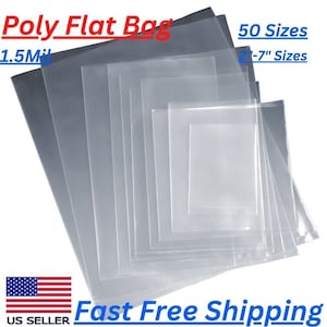 1000 Zip Sealing Top Lock Bags Square 2 Small Sizes 1.5 X 1.5and 2 X 2  Clear Poly 500 Ea. -  Hong Kong