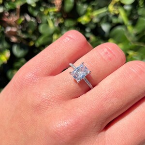 Emerald Cut Ring - Etsy