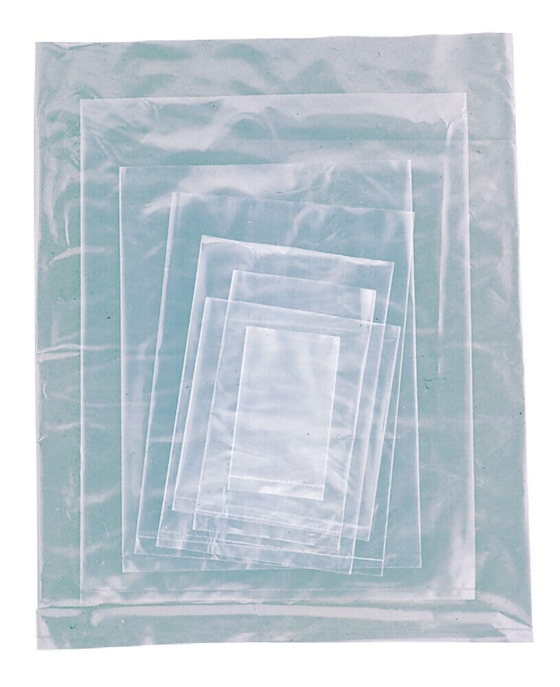 4 MIL 3" X 3" Size Clear Flat Poly Bag - 200 Qty, Open Top Packaging Durable Plastic Bags Low Density Polyethylene Ldpe