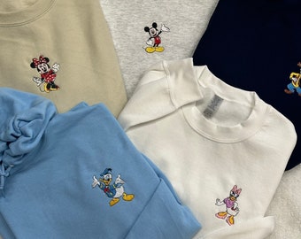 Sudadera Disney, Sudadera Disneyland, Sudadera Disney bordada, Sudadera Disney bordada, Sudadera para parejas, Fab Five