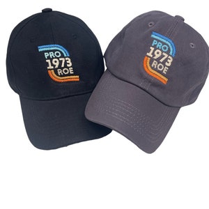 Cappello da papà retrò ricamato Pro Roe 1973