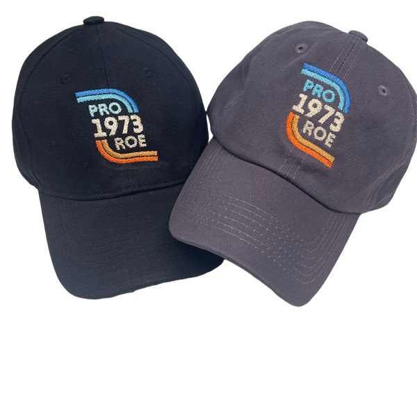 Pro Roe 1973 Retro Embroidered Dad Hat