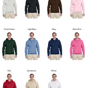 Hooded Sweatshirt Color Options