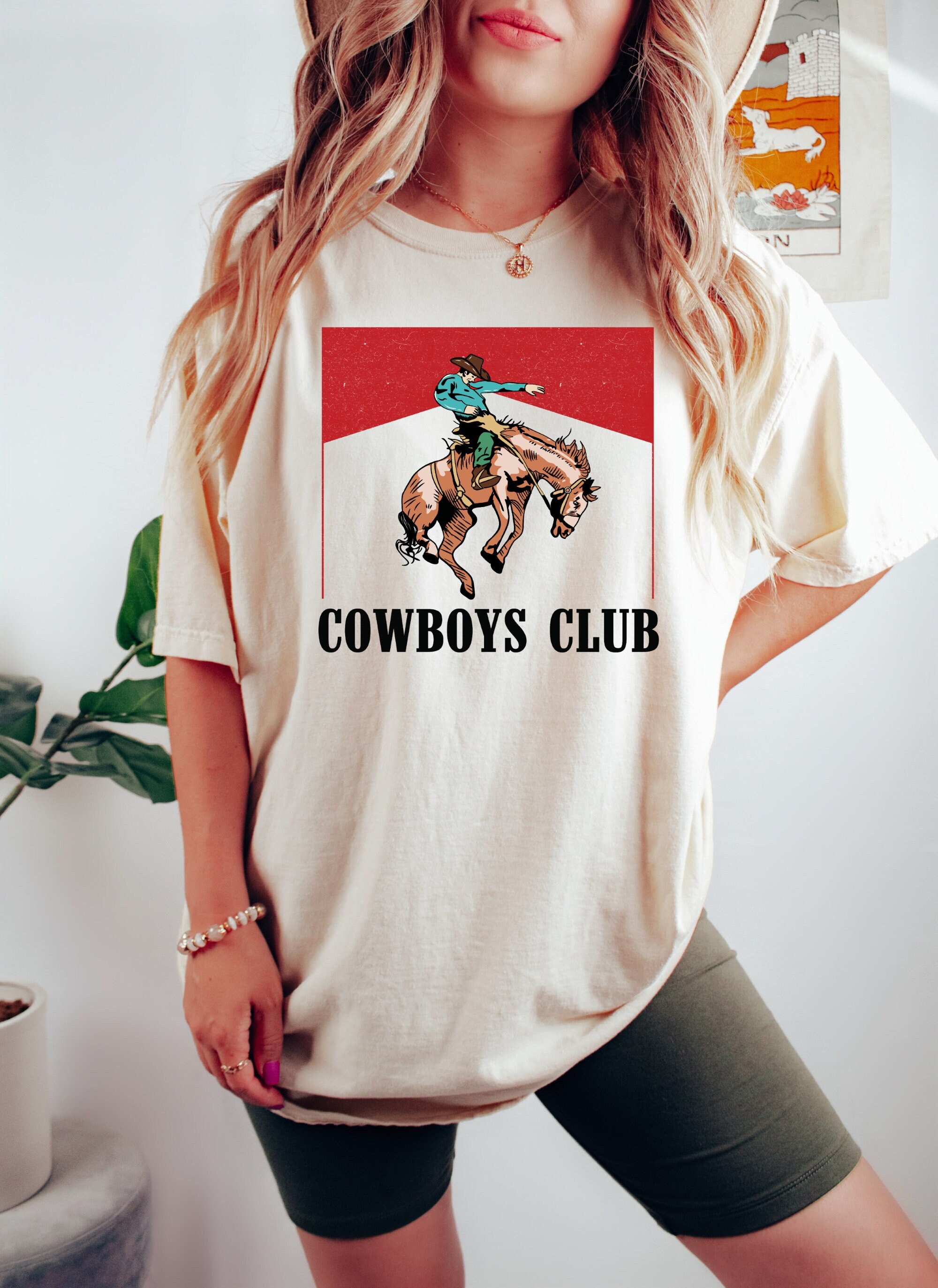 ◆Wrangler◆ Standard Cowboy Club Short Sleeve T-Shirt Charc Wrangler Line-Drawn Cowboy Short-Sleeve T-Shirt for Men