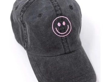 Papa-Mütze mit Smiley-Gesicht