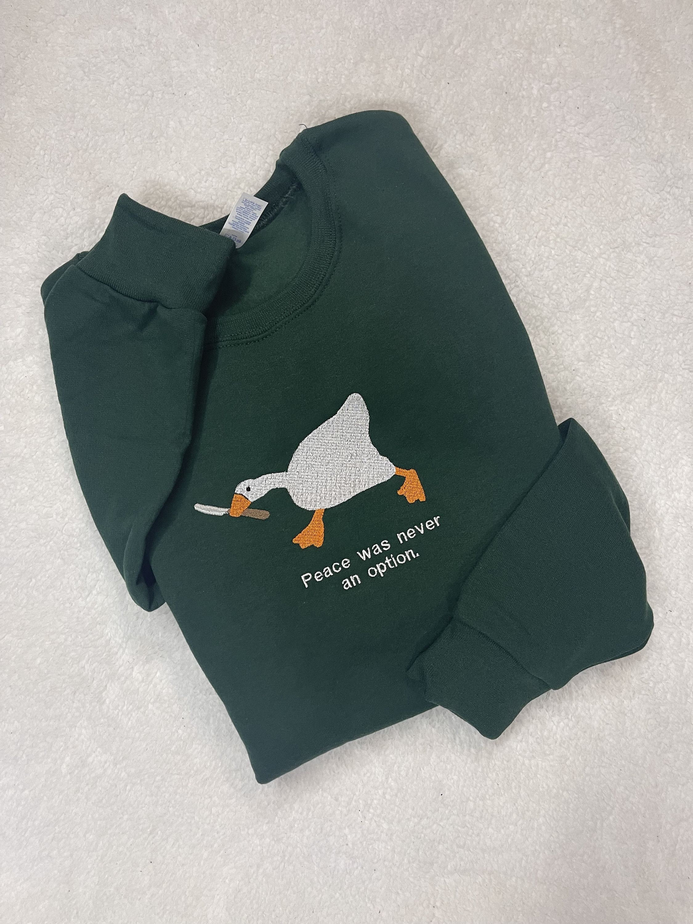 Murder Duck Besticktes Crewneck oder Kapuzen Sweatshirt - Etsy.de