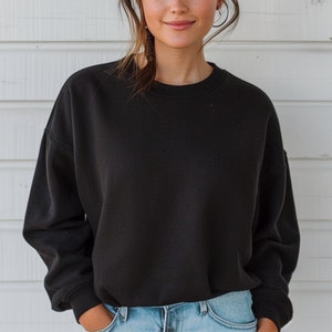 Black Crewneck Sweatshirt