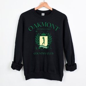 Oakmont Pennsylvania Country Club EST 1903 Sudadera estampada, Sudadera de golf estilo vintage Oakmont desgastada, Cuello redondo del club de golf