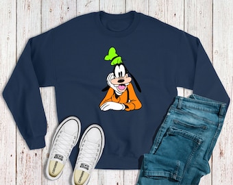 Goofy Bedrukt Crewneck Sweatshirt