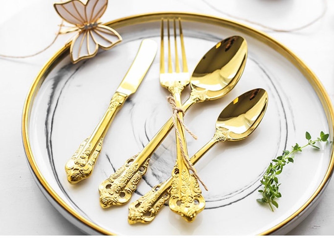 Cutlery Set With Wooden Gift Box Top Quality Stainless Steel Cutlery