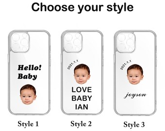 Phone Case Baby Face - Etsy