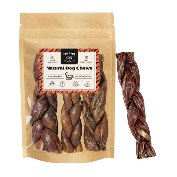 100% Natural Beef Gullet Chews For Dogs - Single Ingredient, Healthy Dog Treat, Fast Delivery